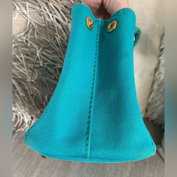 PRADA CANAPA IN A GORGEOUS TEALISH BLUE - Picture 7 of 14